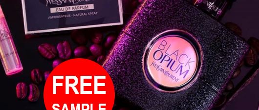 FREE YSL Black Opium Fragrance Samples