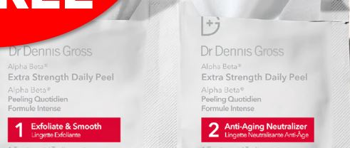 FREE Dr. Dennis Gross Alpha Beta Peels