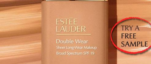 FREE Estee Lauder Double Wear Sheer Long-Wear Foundation Sample