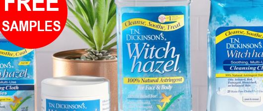 FREE Dickinson¡¯s, Humphrey¡¯s or T.N. Dickinson¡¯s Witch Hazel Skincare & Cleansing Samples