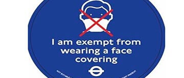 Free Face Covering Exemption Badge