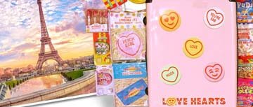 Free Love Hearts Suitcases