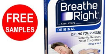 Free Samples of Breathe Right Strips