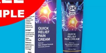 FREE QR Quick Relief Pain Cream Sample