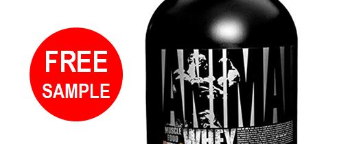 FREE Universal Nutrition Whey Protein Sample