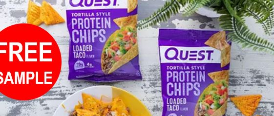 FREE Quest Loaded Taco Protein Chips Sample